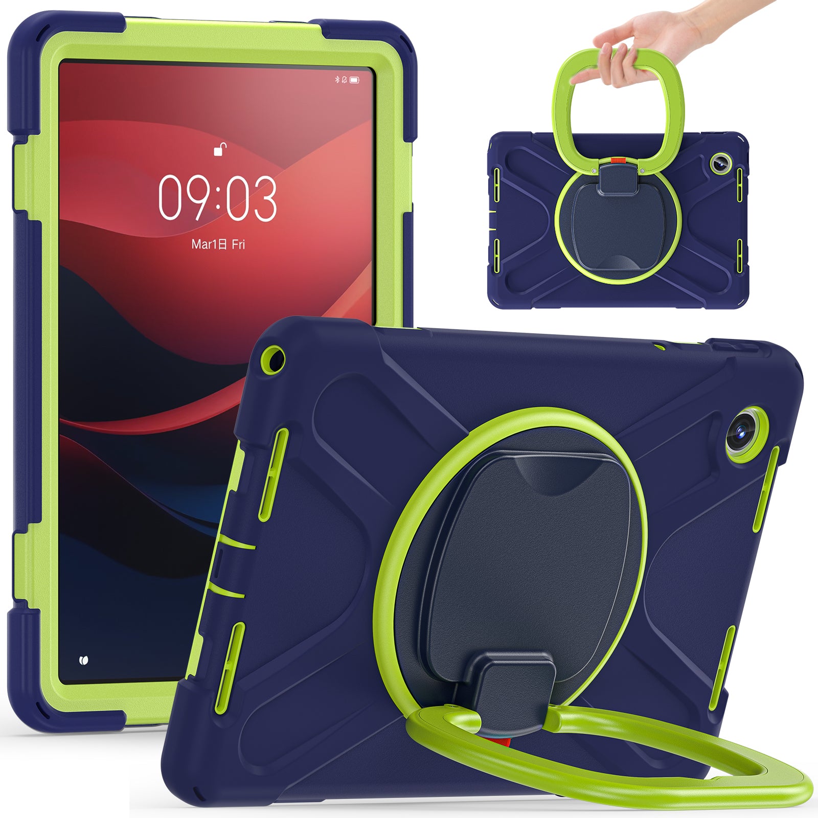 For Lenovo Tab M11 / Xiaoxin Pad 11 2024 TB-330FU 331FC Case Kickstand PC+Silicone Tablet Cover For Lenovo Tab M11 / Xiaoxin Pad 11 2024 TB-330FU 331FC Case Kickstand PC+Silicone Tablet Cover